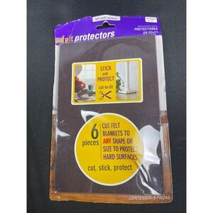 Bed Bath & Beyond Brown Felt Protectors 6ct 6x9 Multi-Purpose Cut-to-Fit Sheets